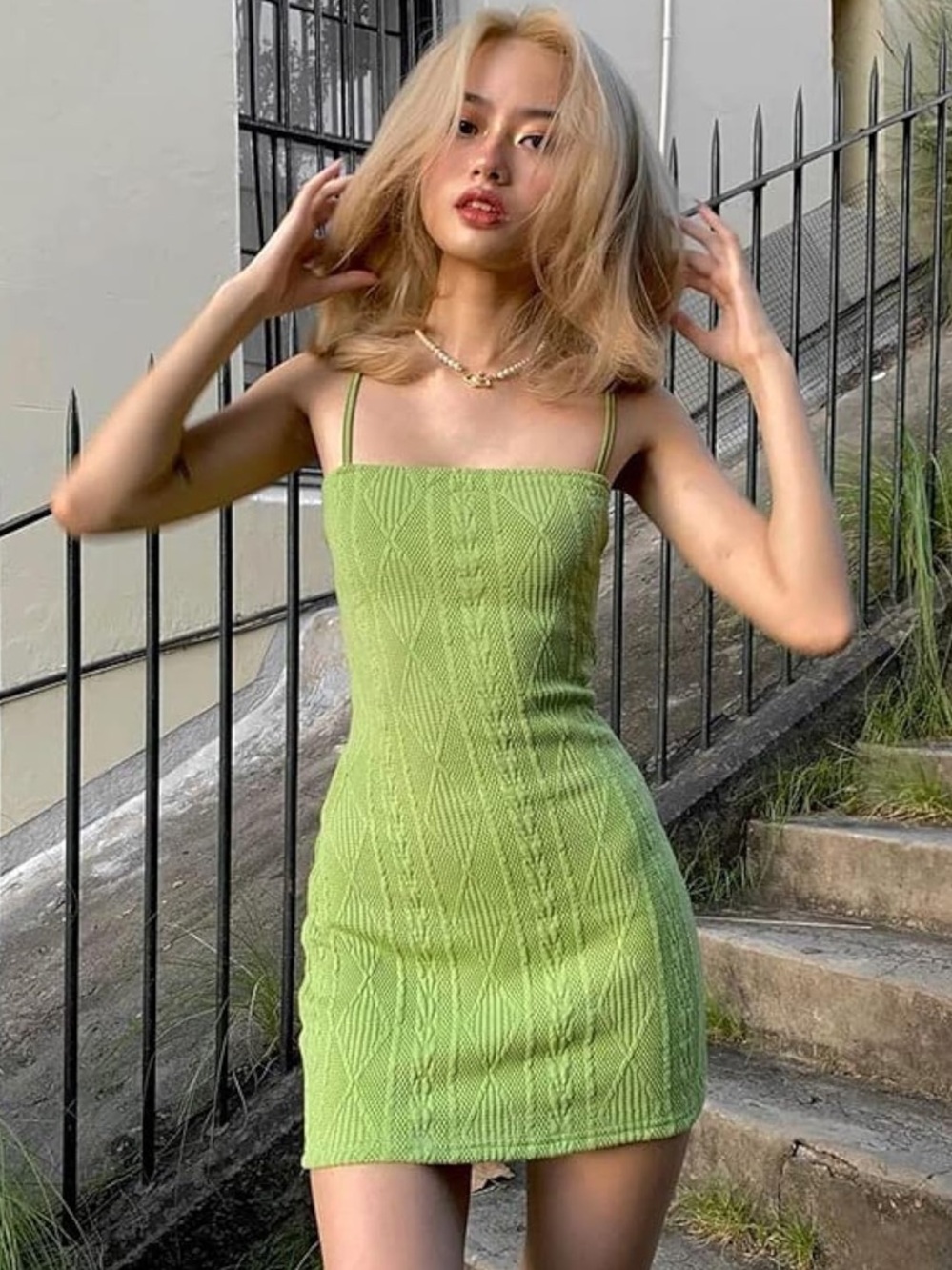 Green Mini Dress